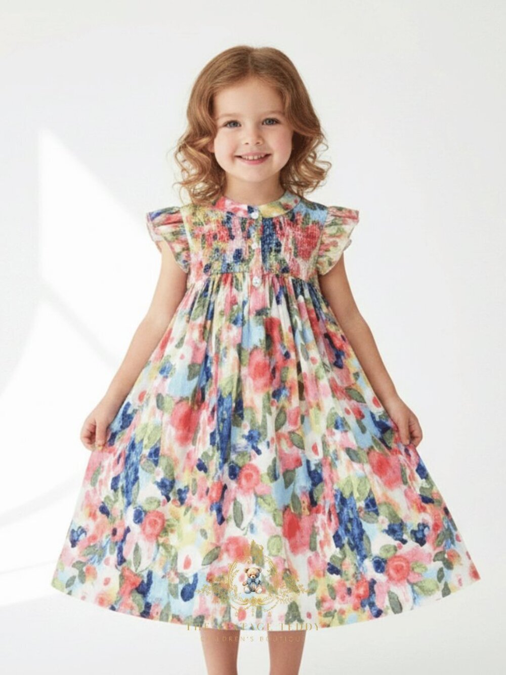 NWT Pretty Girls Floral Dress Kids Swim Beach Coverups Spring & Summer 6Y